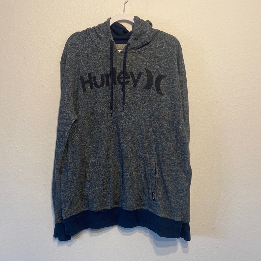 Grey Hurley hooded sweatshirt XL extra large
